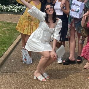 Reformation White Mini Dress